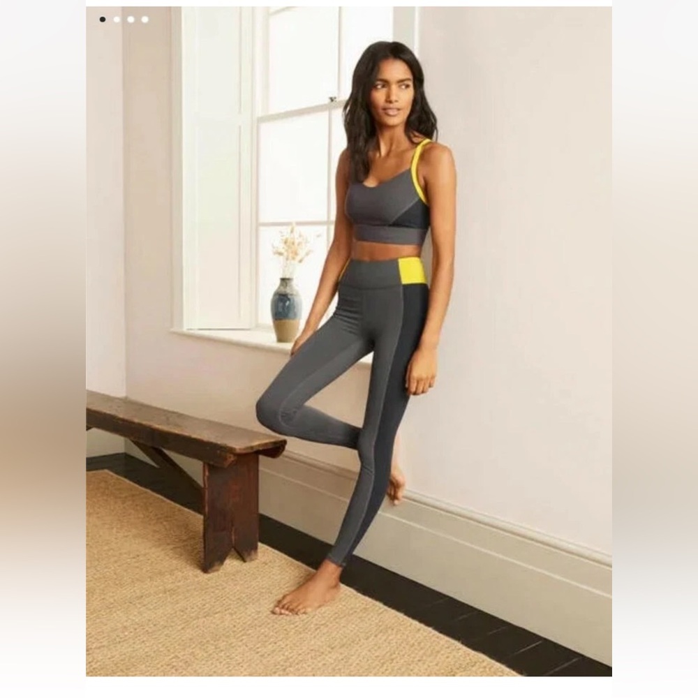 BODEN Jessica Active Leggings ASPHALT J0798 SIZE 10